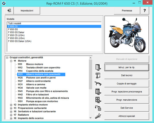 Manuale officina bmw 650 cs - 650,